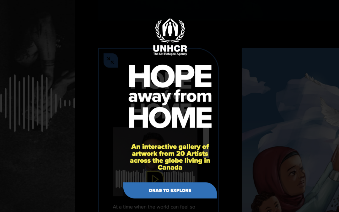 UNHCR Canada unveils ‘Hope Away from Home’ campaign to celebrate refugee stories through art